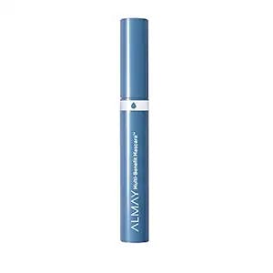 Waterproof Mascara by Almay, Multi-Benefit Eye Makeup, Ophthalmologist Tested, Fragrance-Free, Hypoallergenic, 504 Black, 0.24 Oz