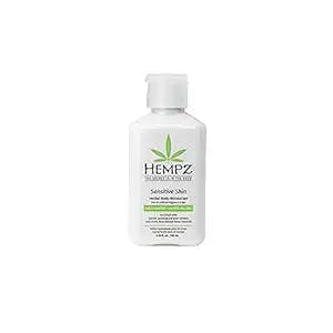 Hempz Sensitive Skin Herbal Body Moisturizer with Oatmeal, Shea Butter for Women and Men,2.25 oz. -Premium,Soothing Body Lotion with Hemp/ Cocoa /Mango Seed for Dry Skin -Skin Care Products