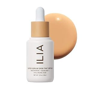 ILIA - Super Serum Skin Tint SPF 40 | Clinically-Proven, Non-Comedogenic, Vegan, Clean Beauty (Shela ST8)