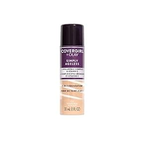 COVERGIRL & Olay Simply Ageless 3-in-1 Liquid Foundation, Golden Beige - Th