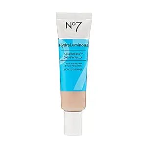 No7 HydraLuminous AquaRelease Skin Perfector - Fair - Hydrating Tinted Moisturizer & Foundation for Face - Ceramides & Vitamin B5 for Long Lasting Skin Hydration (30 ml)