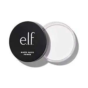 e.l.f, Matte Putty Primer, Skin Perfecting, Lightweight, Oil-free formula, Mattifies, Absorbs Excess Oil, Fills in Pores and Fine Lines, Soft, Matte Finish, All-Day Wear, 0.74 Oz