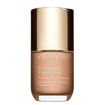 Clarins Everlasting Youth Fluid Foundation | Anti-Aging, Medium To Full Coverage | Illuminates, Smoothes and Visibly Firms