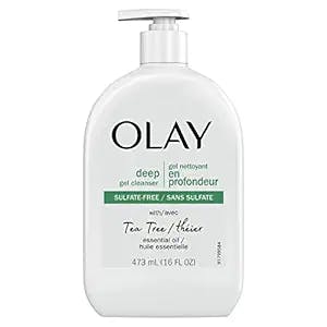 Olay Deep Gel Cleanser with Tea Tree Essential Oil, 16 Oz: A Refreshing Cle