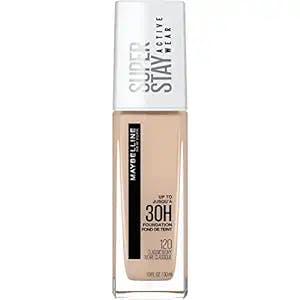 Maybelline Super Stay Full Coverage Liquid Foundation Makeup, Classic Ivory, 1 fl. oz.