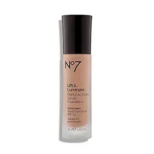 No7 Lift & Luminate TRIPLE ACTION Serum Foundation - Warm Beige: Does This 