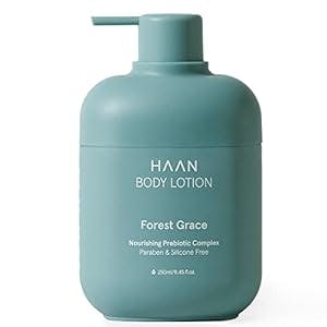 HAAN Moisturizing Body Lotion For Men and Women | Healthier, Smoother, and Softer Skin | Paraben & Silicon Free | Hydrating Body Lotion for all skin types. Forest Grace scent - 8.5 Fl. Oz.