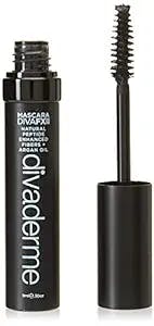 Divaderme Mascara Diva Fxii - Black By Divaderme for Women - Black Mascara Lengthens and Volumizes Without Clumps Volume Mascara for Longer Fuller Thicker Smudge Proof Lashes