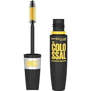 Maybelline Volum' Express Colossal Waterproof Mascara Makeup, Very Black, 1 Count