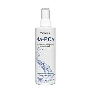 Twinlab Na-PCA Spray - Non-Oily Moisturizing Body Lotion for Dry Skin Women and Men - NaPCA Moisture Mist Spray Facial Moisturizer with Eucalyptus Essential Oil, 8oz, 2832