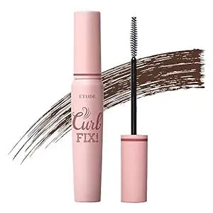 ETUDE Curl Fix Mascara #2 Brown New | A curl fix mascara that keeps fine eyelashes powerfully curled up for 24 hours by ETUDE's own Curl 24H Technology