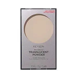 Translucent Powder by Revlon, PhotoReady Blurring Face Makeup, Lightweight & Breathable High Pigment, Natural Finish, 001 Translucent, 0.25 Oz