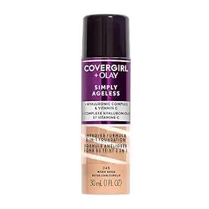 COVERGIRL+OLAY Simply Ageless 3-in-1 Liquid Foundation, Warm Beige