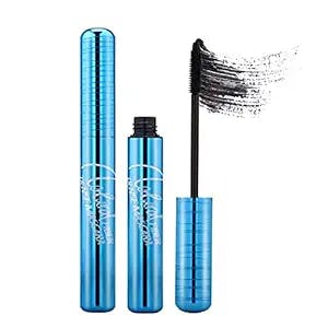 2 Pack Mascara for Older Women, Black Mascara for Seniors with Thinning Lashes Waterproof Volumizing Mascara, Hypoallergenic Mascara for Sensitive Eyes (Pack of 2)
