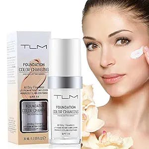 Get Perfect Skin Tone with 30ml TLM Flawless Color Changing Liquid Foundati