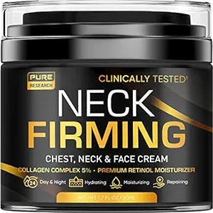 Look Younger in Seconds with PURE RESEARCH Neck Firming Cream!