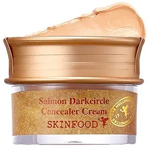 SKINFOOD Salmon Dark Circle Concealer Cream #2 - Concealer for Dark Circles - Under Eye Concealer for Dark Spots and Wrinkles - Full Coverage Under Eye Concealer - 0.35 Oz/10 g (Salmon Beige)