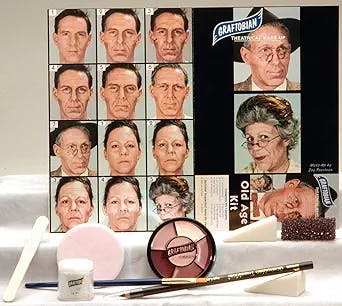 Old Age Make Up Kit: Transform Yourself into a Glam Grandma!