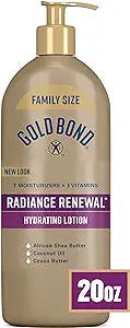 Gold Bond Radiance Renewal Hydrating Lotion 20 oz. for Visibly Dry Skin, Family Size