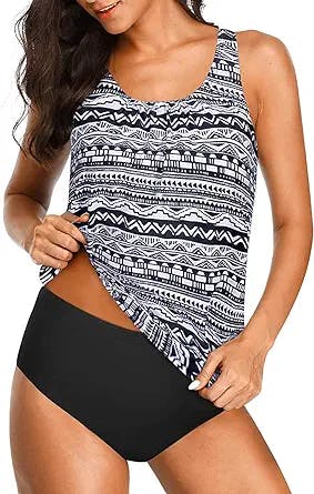 The Yonique Blouson Tankini Swimsuits for Women is a total game-changer for