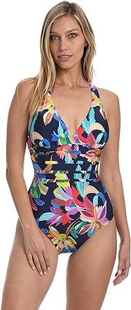 Slay the Beach Game with the La Blanca Women's Cross Back One Piece Swimsui